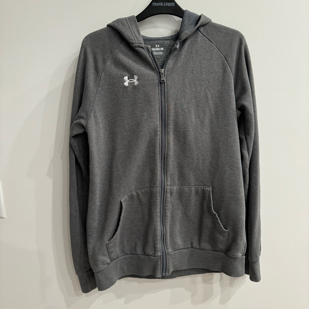 Under Armour Gray Full-Zip Hoodie